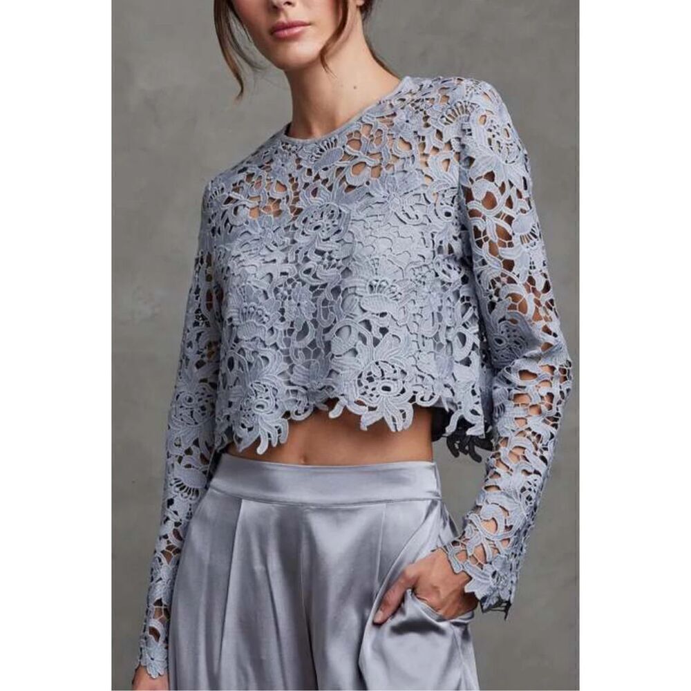 Sundays Grayson Top in Dusk Grey NWT Size Small